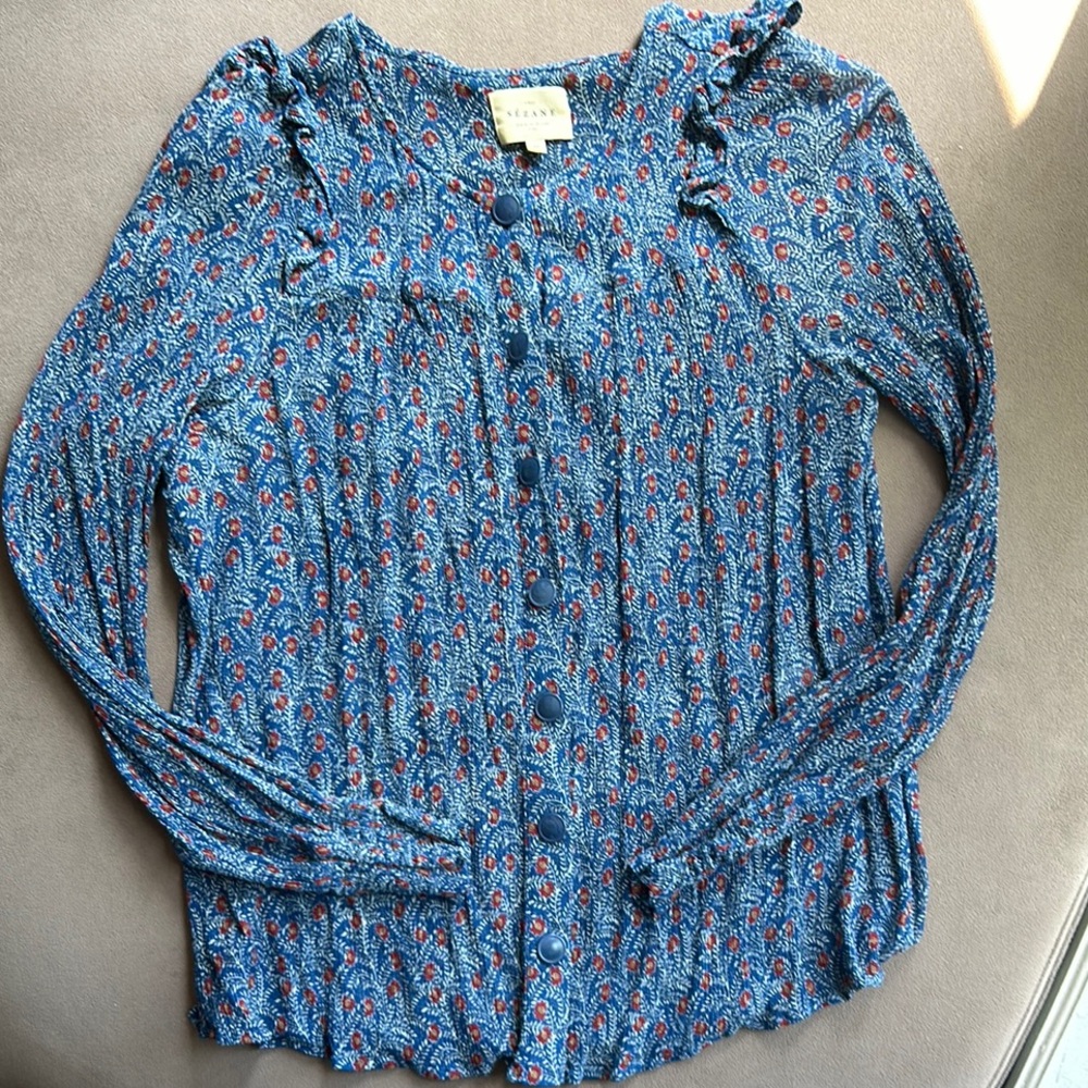 Sezane Paloma Button Down - Sz 40